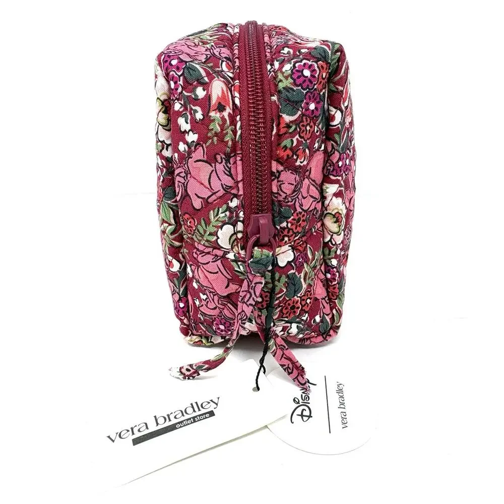 Vera Bradley Minnie Mouse Daisy Duck Makeup Essential Cosmetic Bag Hidden Hearts